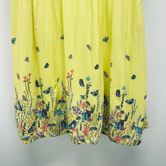 So Women’s Casual Short SunDress Floral Yellow Size XL - Picture 9 of 11